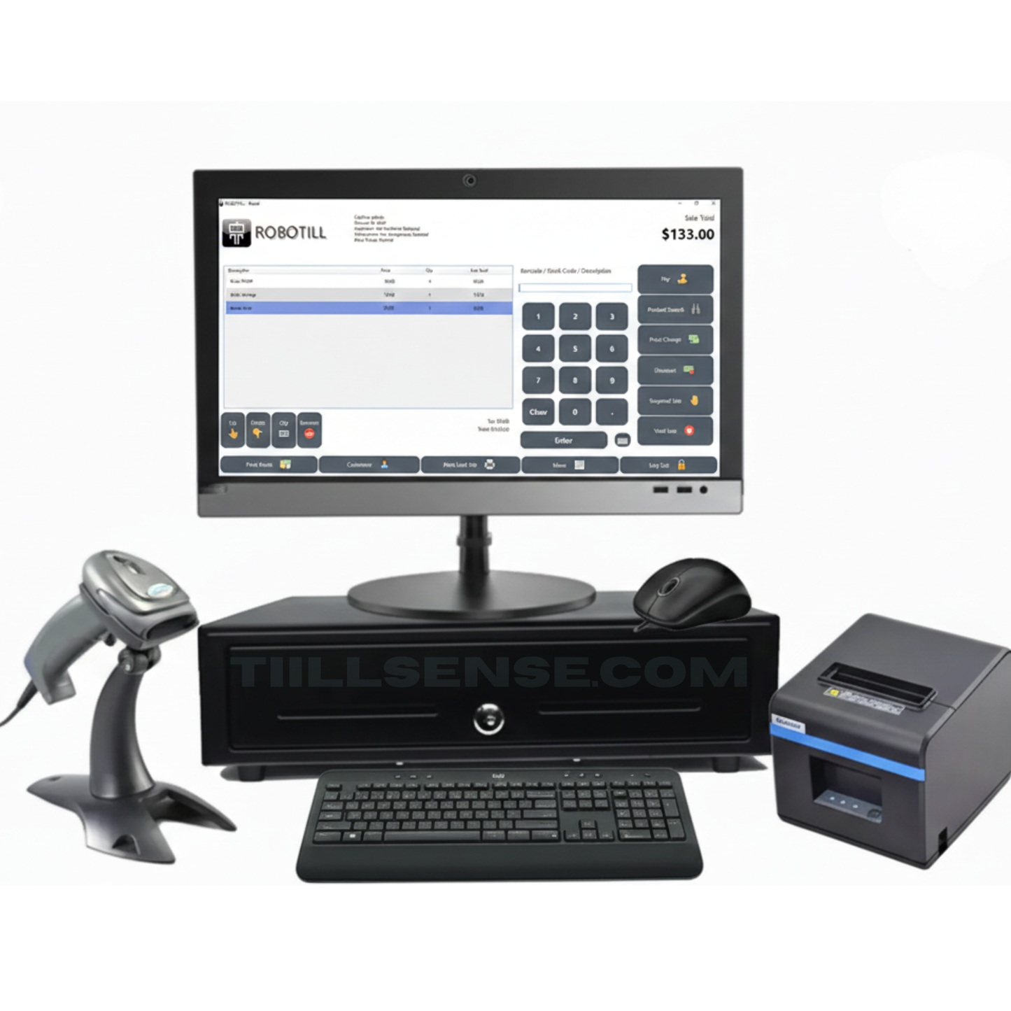 Refubishem Non - Touchscreen (Retail) Shops POS System TillSense