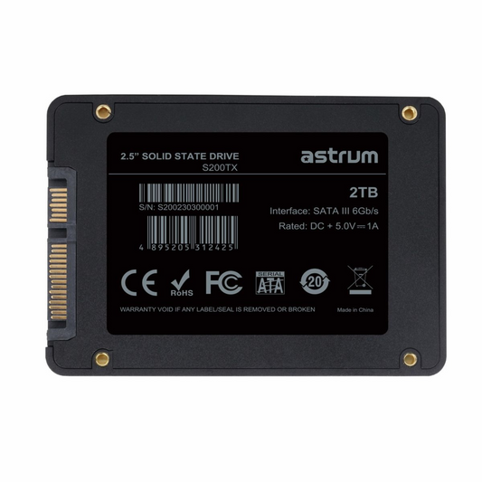Astrum SSD 2.5" SATA III 2TB - S200TX External Astrum