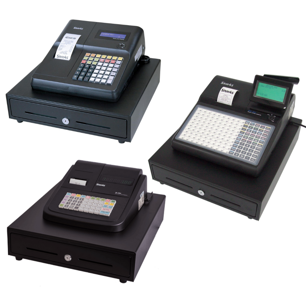 Sam4s cash registers collection