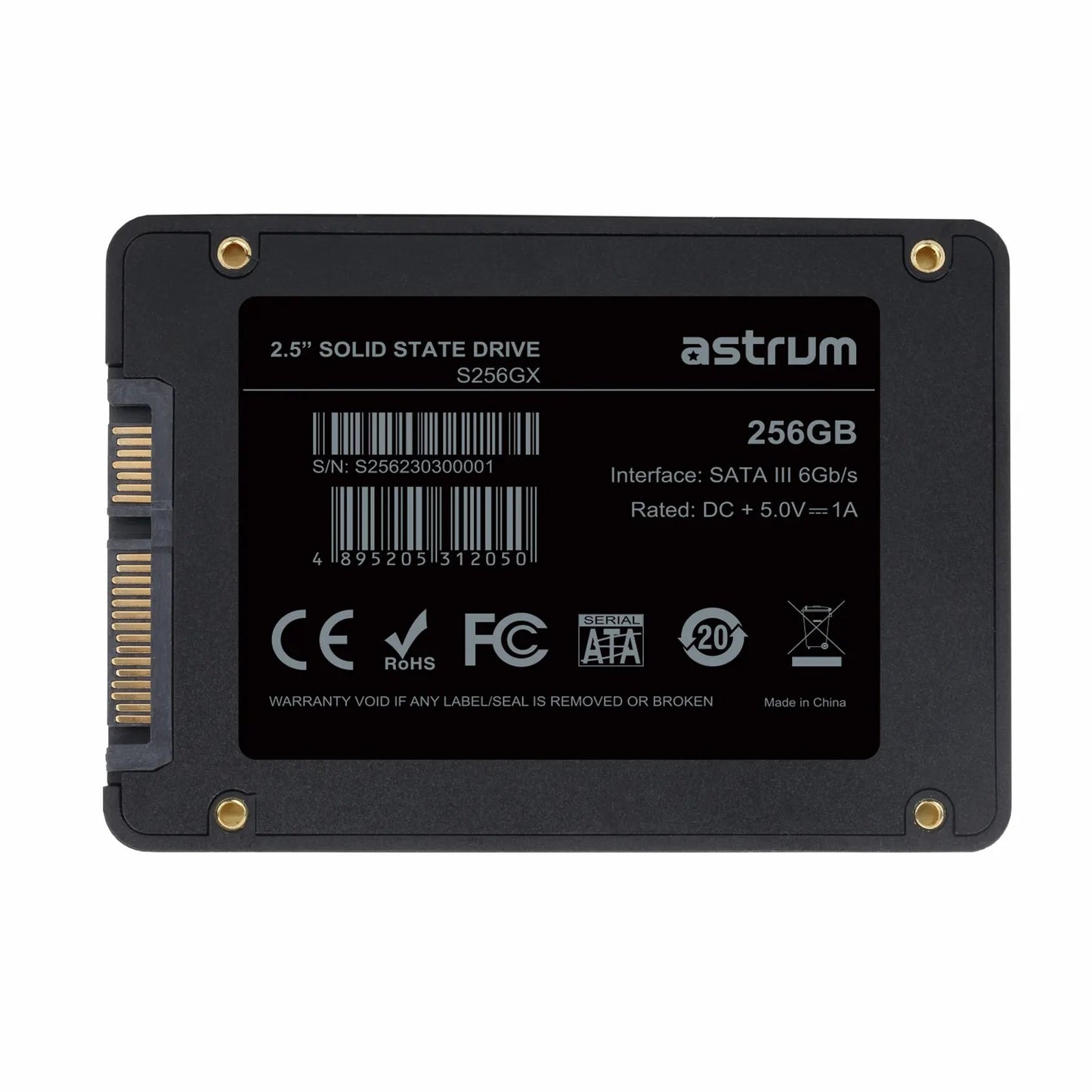 Astrum SSD 2.5" SATA III 256GB | S256GX Astrum