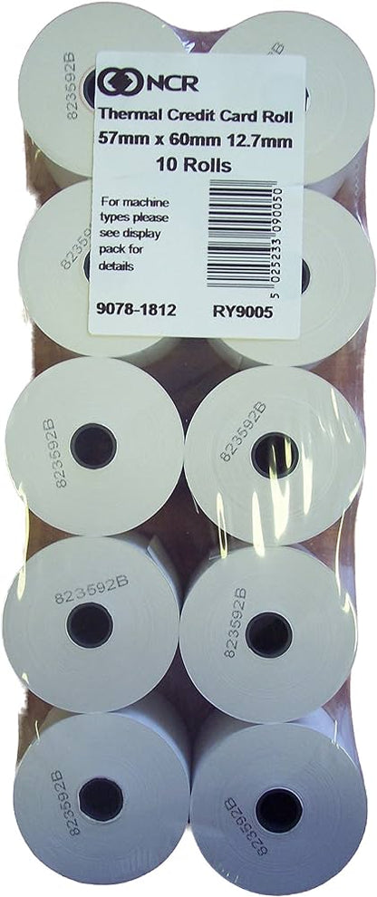 57mm x 40mm Thermal Paper Rolls TillSense