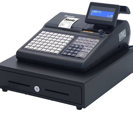 Sam4s SPS-345R Double Roll Cash Register SAM4S