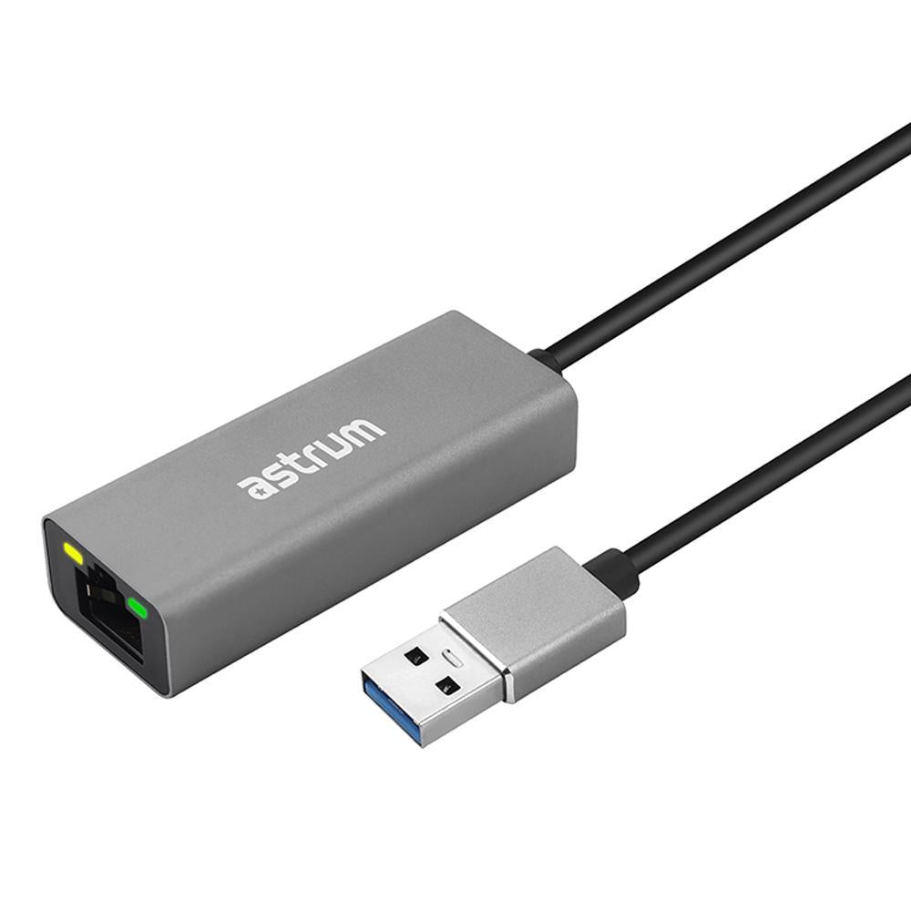 Astrum USB-A to Ethernet Gigabit Adapter | USB-A | NA400 Astrum