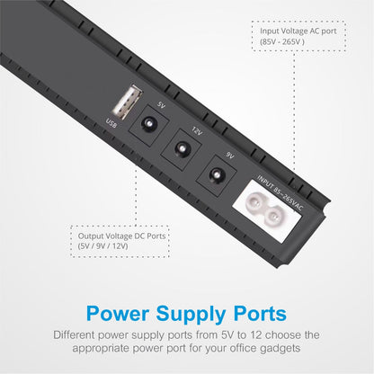 Astrum Black PB070 10400mAh 18W Mini UPS Power Bank Astrum