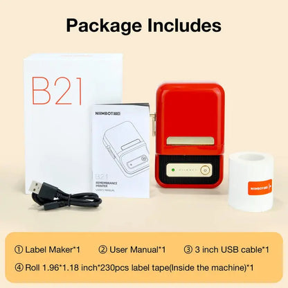 NIIMBOT B21 Label Printer Niimbot