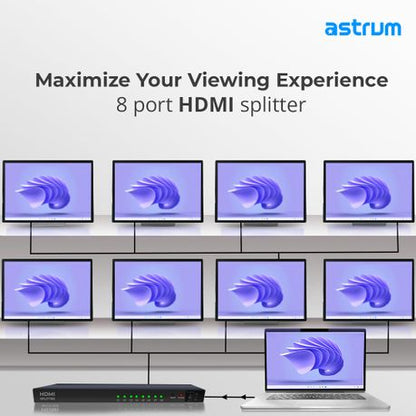Astrum 1 x 8 ports HDMI Splitter Astrum